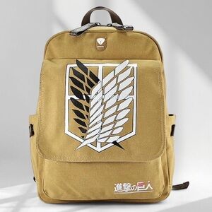 Attack on Titans canvas backpack